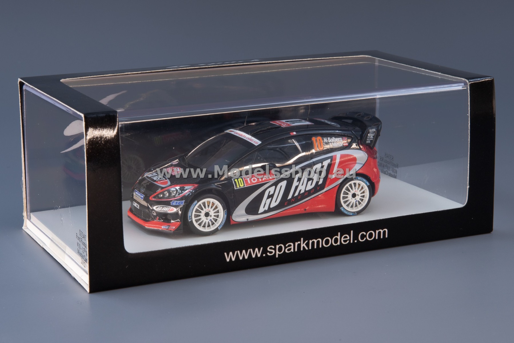 Spark S3345 Ford Fiesta RS WRC, No. 10, 13th Rallye Monte Carlo