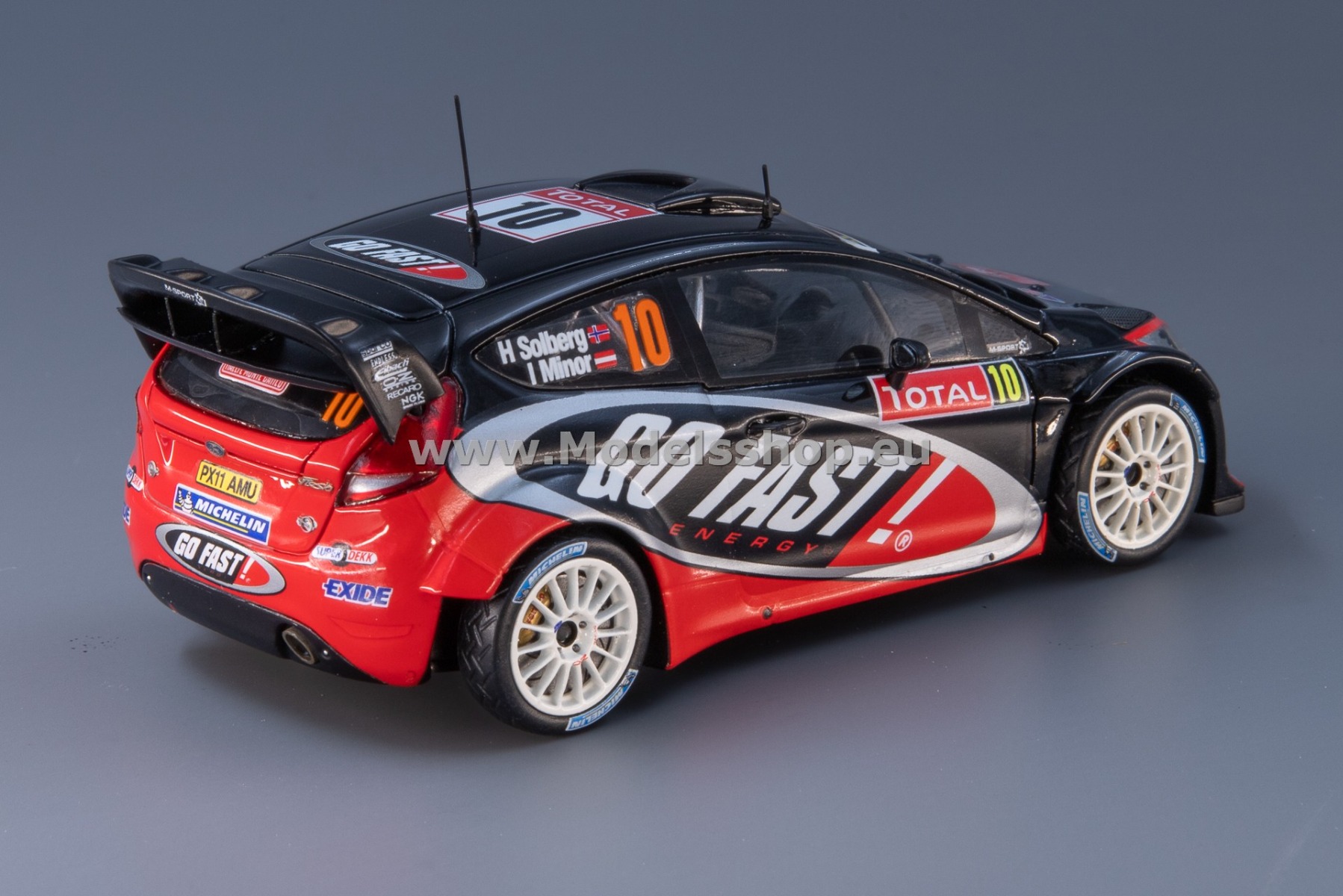 Spark S3345 Ford Fiesta RS WRC, No. 10, 13th Rallye Monte Carlo