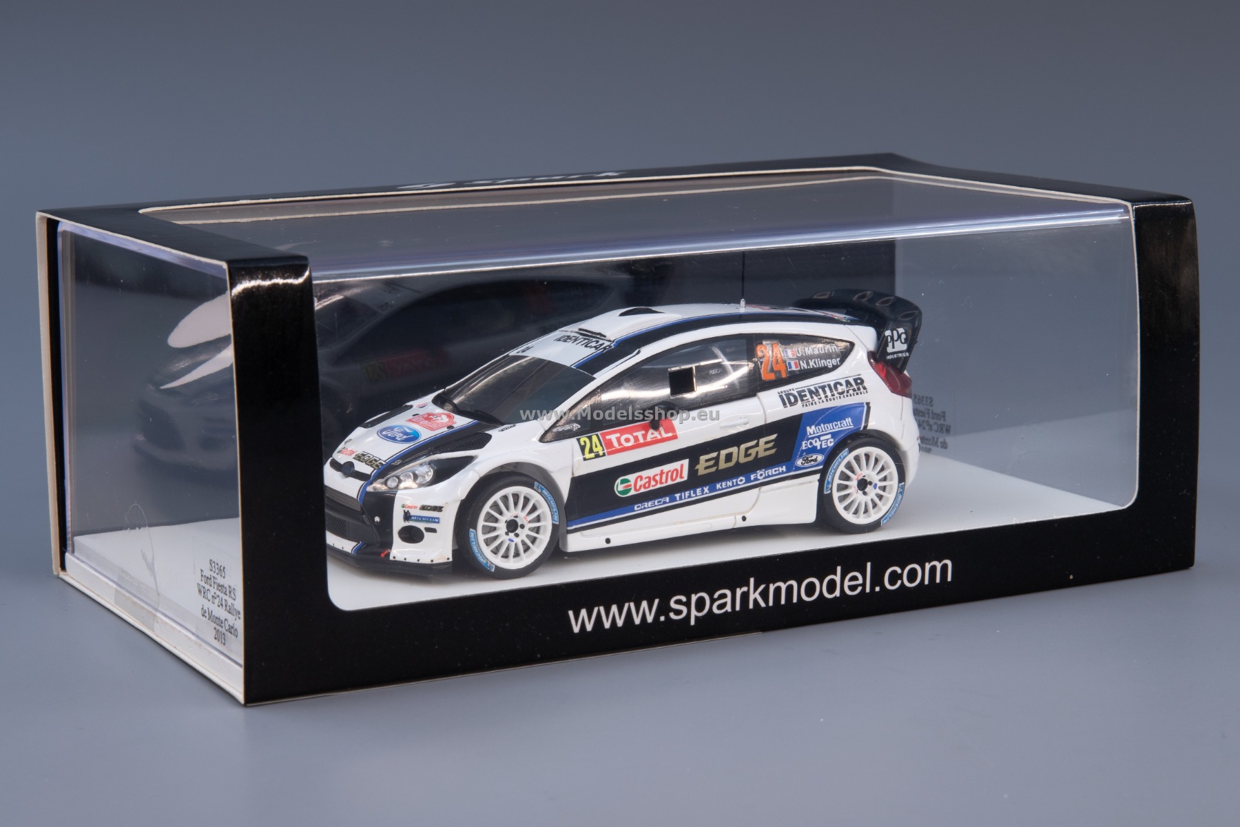1/43 Ford Fiesta WRC 2017モンテカルロ優勝モデル スパーク Spark 1