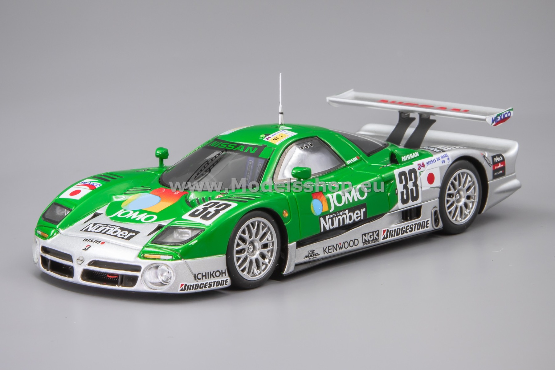 Spark S3633 Nissan R390 GT1, No.33, Nissan Motorsport, 10th Le Mans 24H 1998, S. Motoyama / M. Kageyama / T. Kurosawa