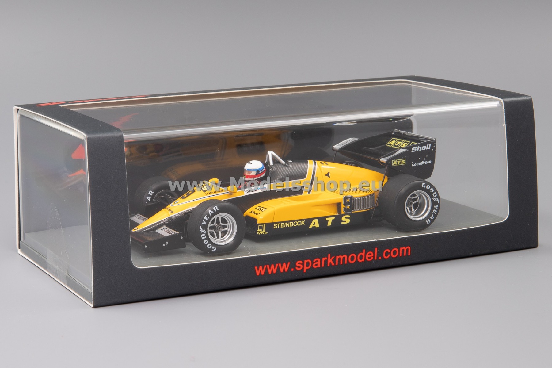 Spark S3921 ATS D6 Formula 1, No.9 Monaco GP 1983, Manfred Spark S3921 ATS D6 Formula 1, No.9 Monaco GP 1983, Manfred