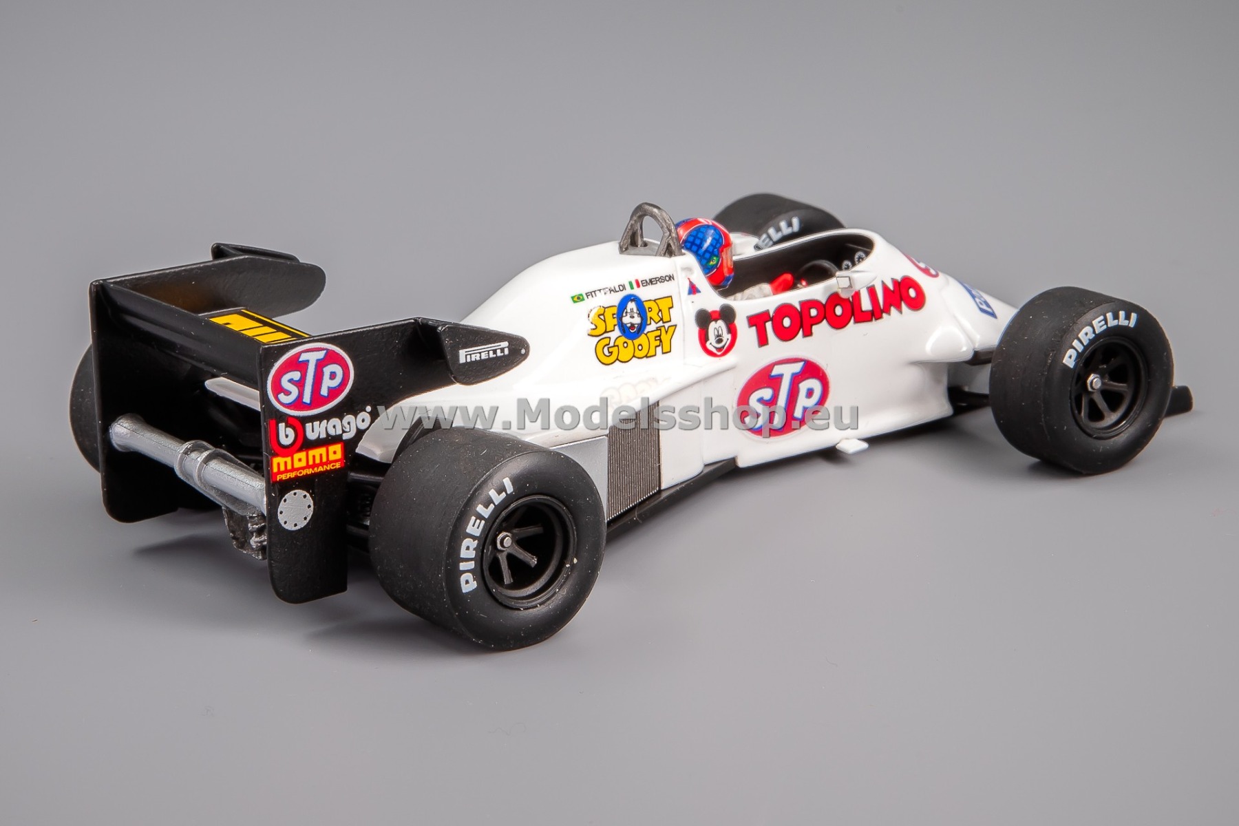 Spark S3925 Spirit 101, Formula 1, Test Brazil 1984, Emerson