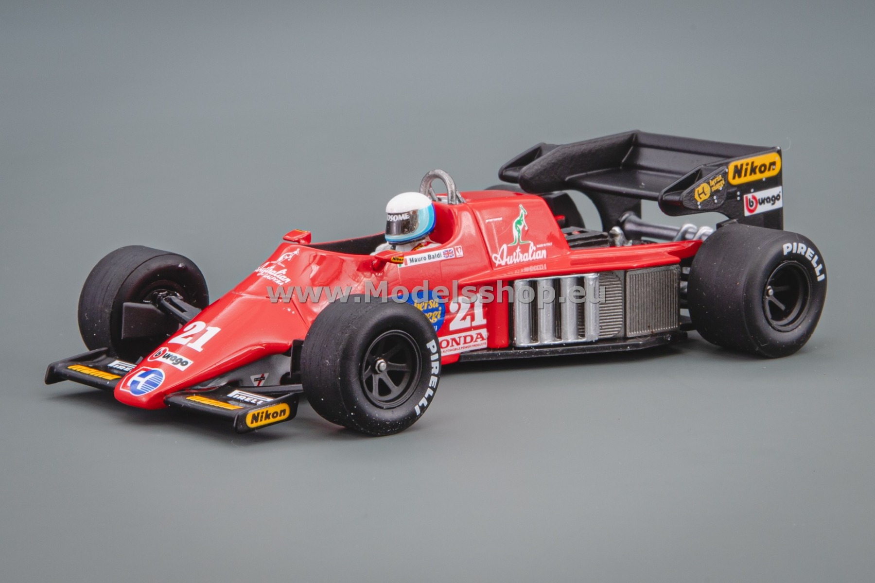 Spark S3926 Spirit 101 No.21, Formula 1 Brazil GP 1984, Mauro Baldi