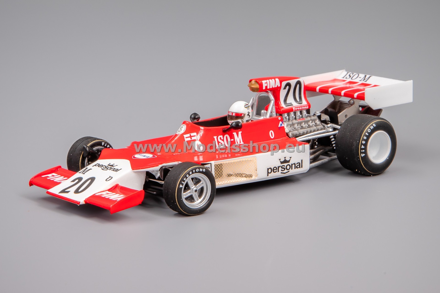 Spark S4041 Iso FW, Formula 1, No.20 4th Italian GP 1974, Arturo Merzario