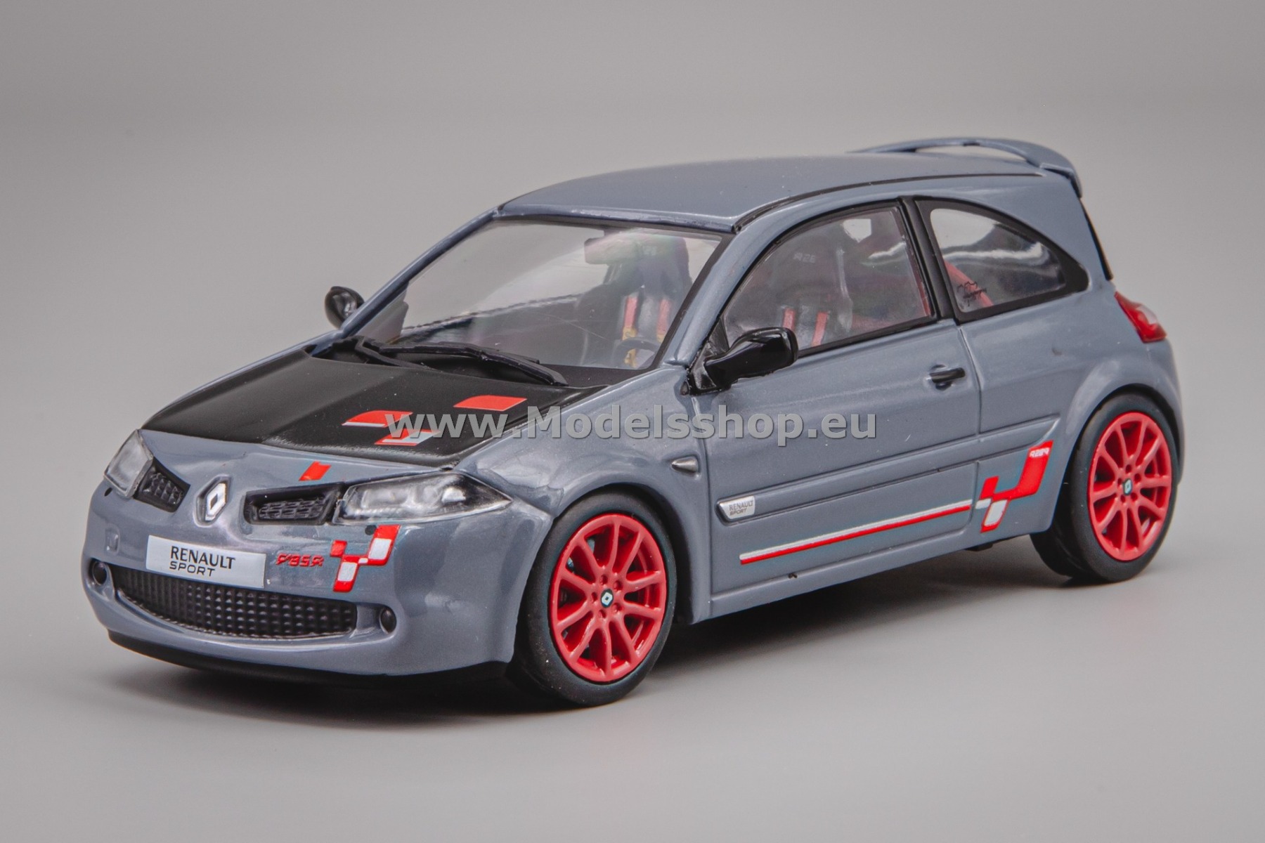 Solido S4310203 Renault Megane 2 R26-R, 2008 /Moonstone Grey/