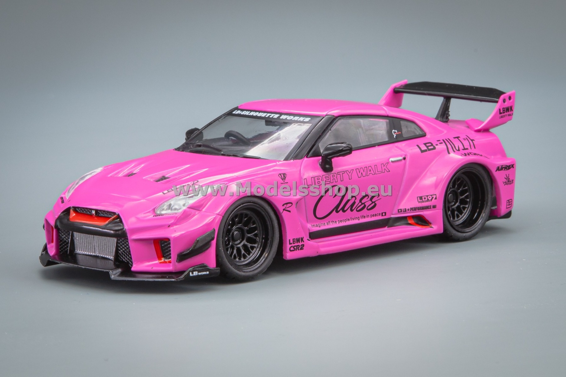 Solido S4311210 Nissan GTR (R35) LBWK Silhouette, 2019 /purple/