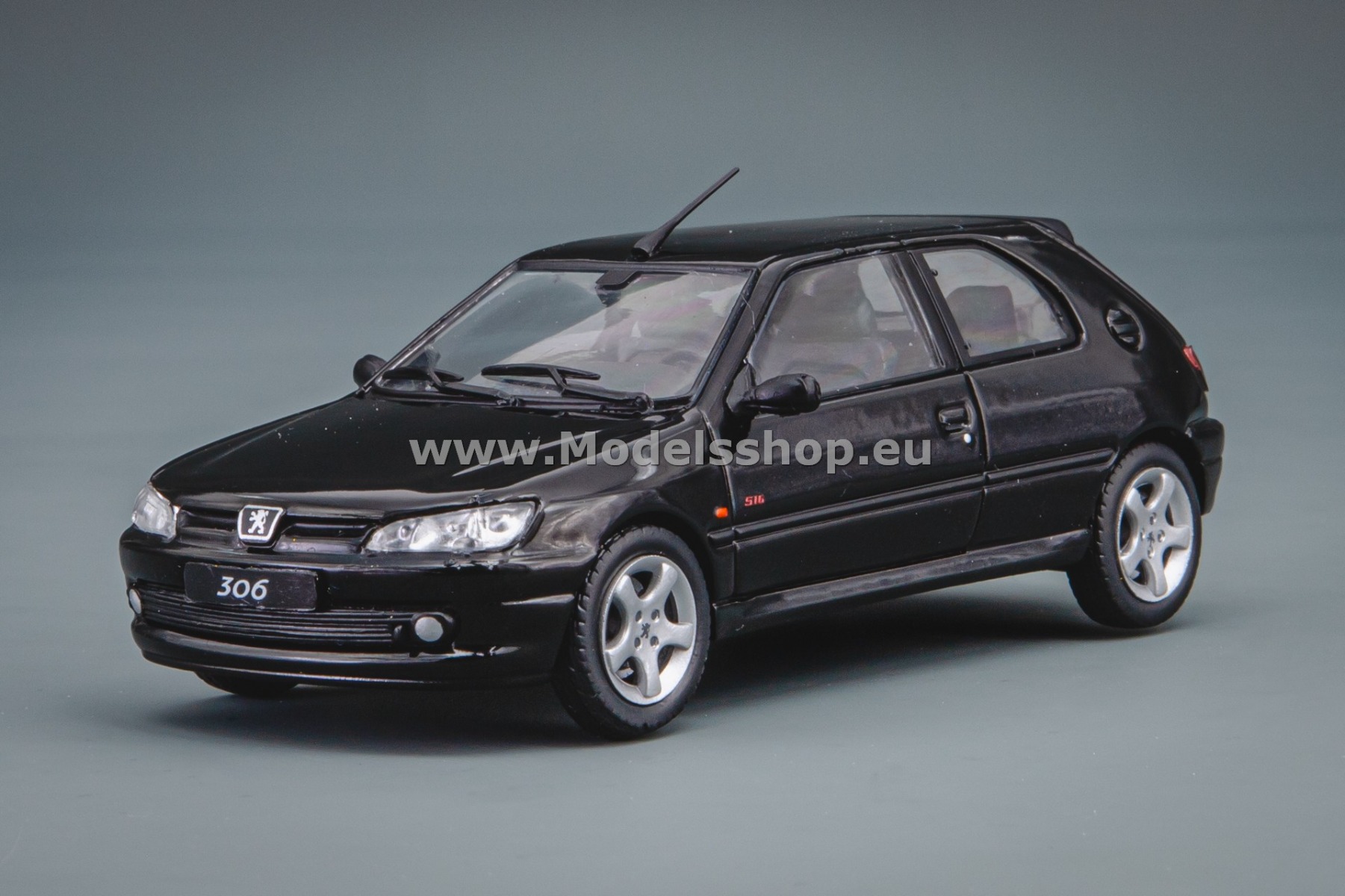 Solido S4311405 Peugeot 306 S16, 1994 /onyx black/