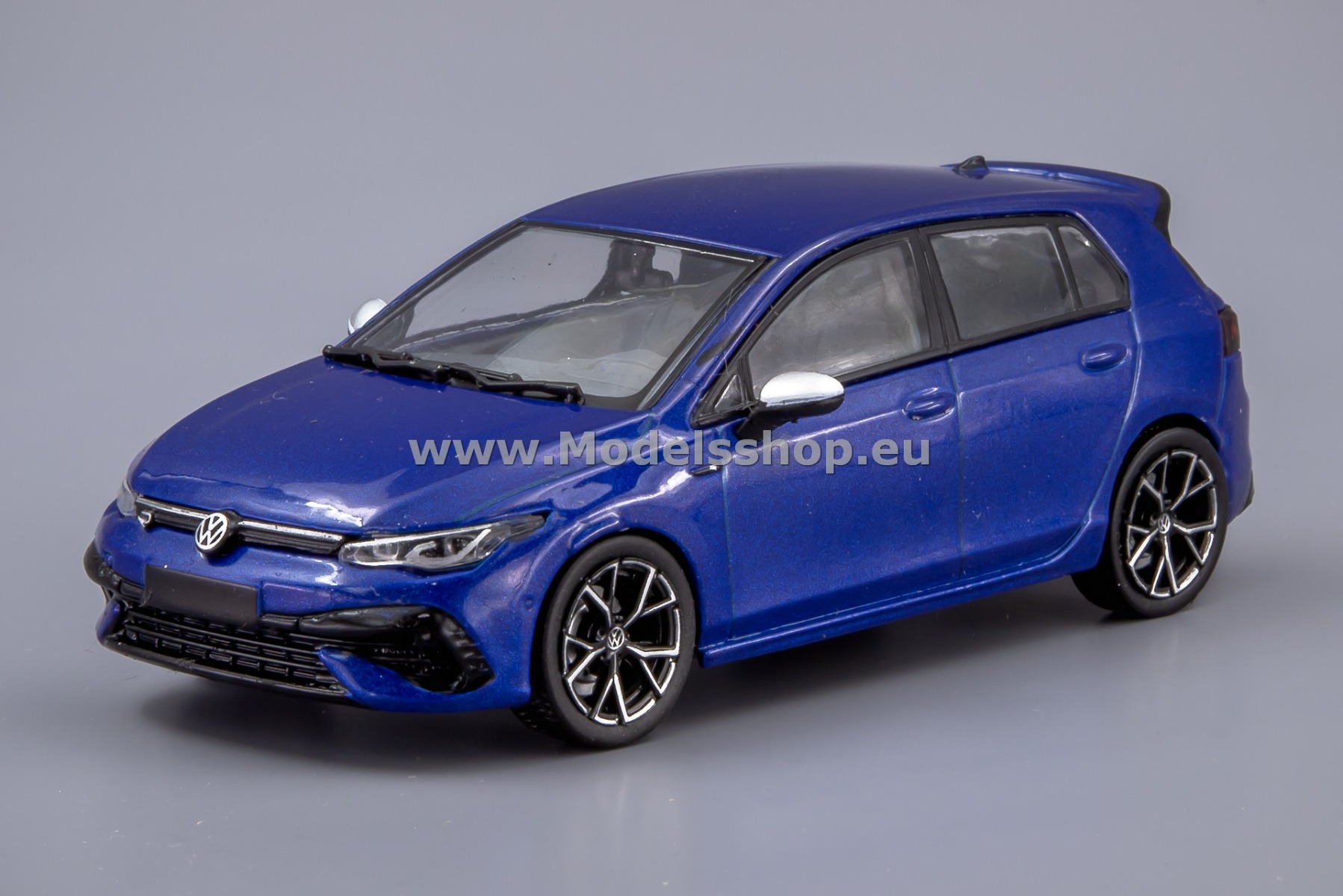 Solido S4311801 Volkswagen / VW Golf VIII R, 2021 /Lapiz Blue/