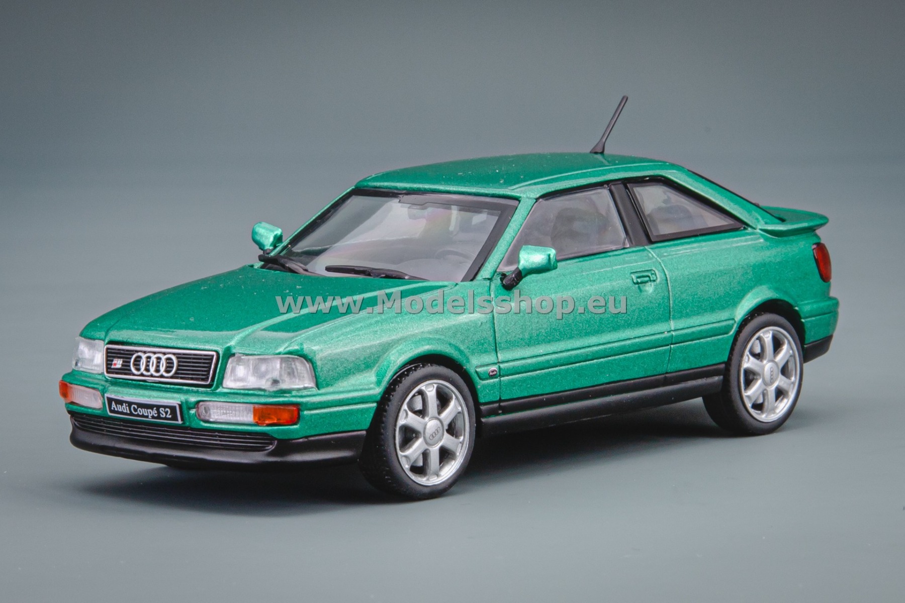 Solido S4312209 Audi Coupe S2, 1994 /cricketgrün - green/