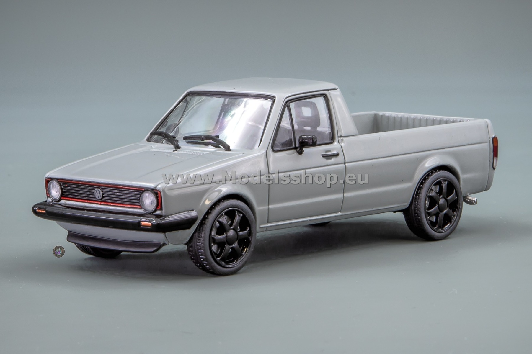 Solido S4312304 Volkswagen / VW Caddy MK I pick-up, 1982 /grey/