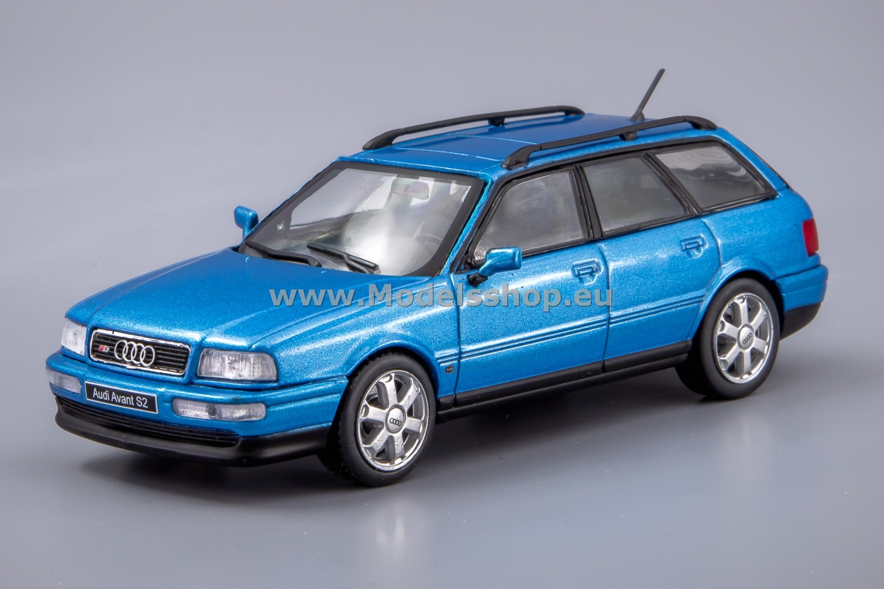 Solido S4314506 Audi S2 Avant, 1994 /Pelikan Blue/