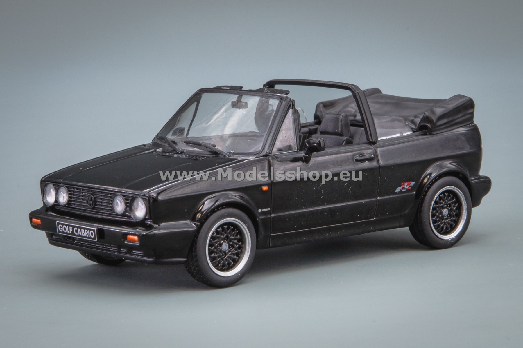 Solido S4315802 Volkswagen / VW Golf I Cabriolet Sportline, 1992 /black/