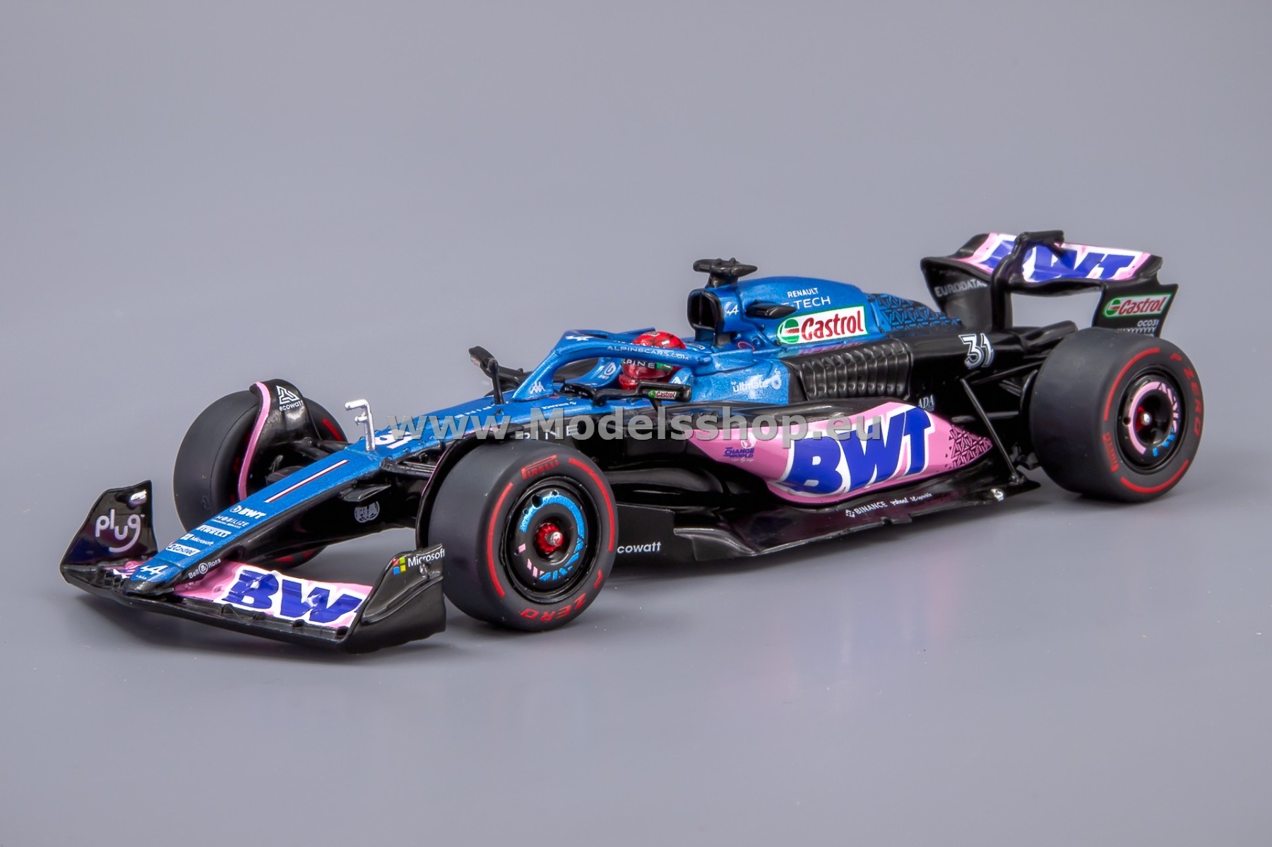 Solido S4317701 Alpine A523 No.31, Formula 1, 3rd Monaco GP 2023, Esteban Ocon