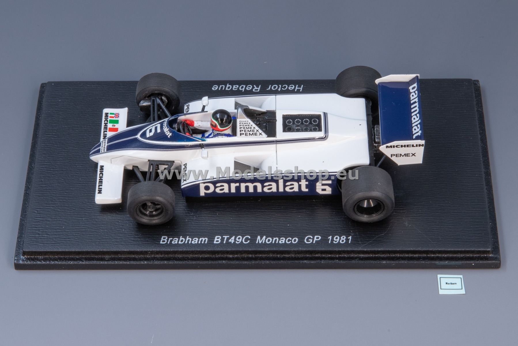 spark 1/43 Braham BT49 Argentina GP 1980 #6 R.Zunino