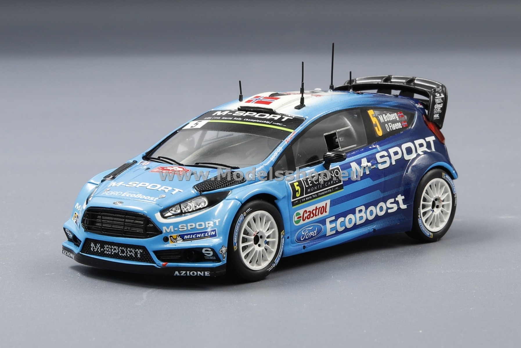 Ford Fiesta RS WRC M-Sport World Rally Team No.5,  4th Monte Carlo 2016 , M. Ostberg/O. Floene