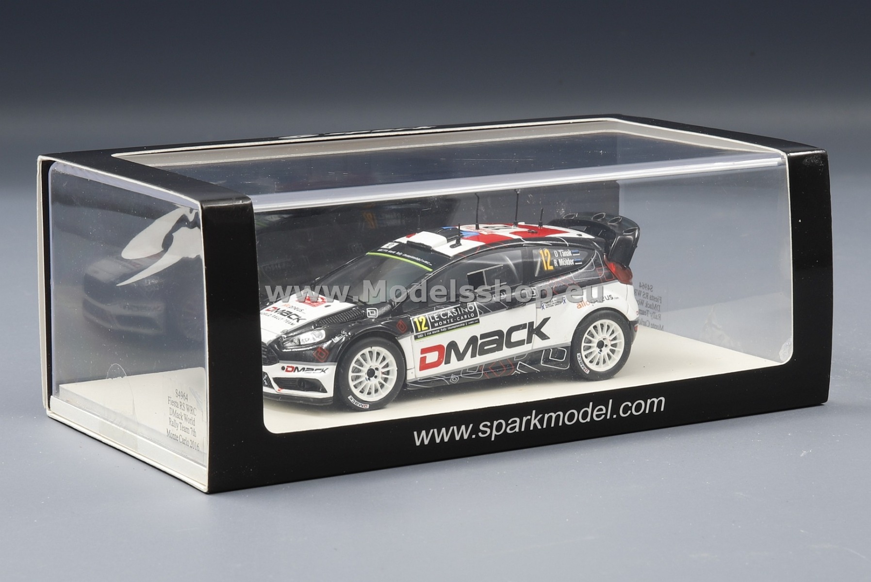 Ford Fiesta RS WRC No.12 7th Monte Carlo 2016 - DMACK World