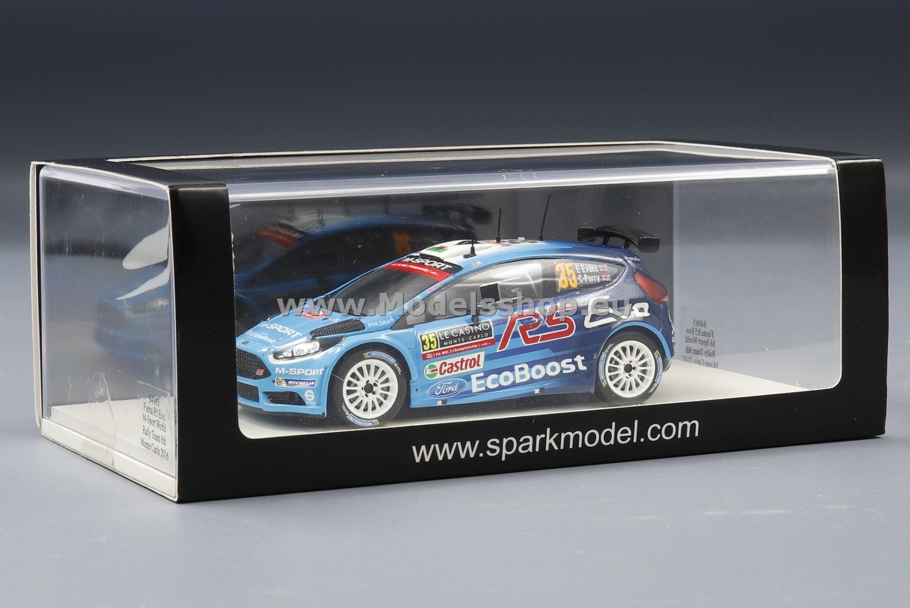 1/43 Fiesta RS WRC M-Sport 2016年モンテカルロ 1/43 Ford Fiesta RS WRC No.17 DNF Monte Carlo 2016 M-Sport
