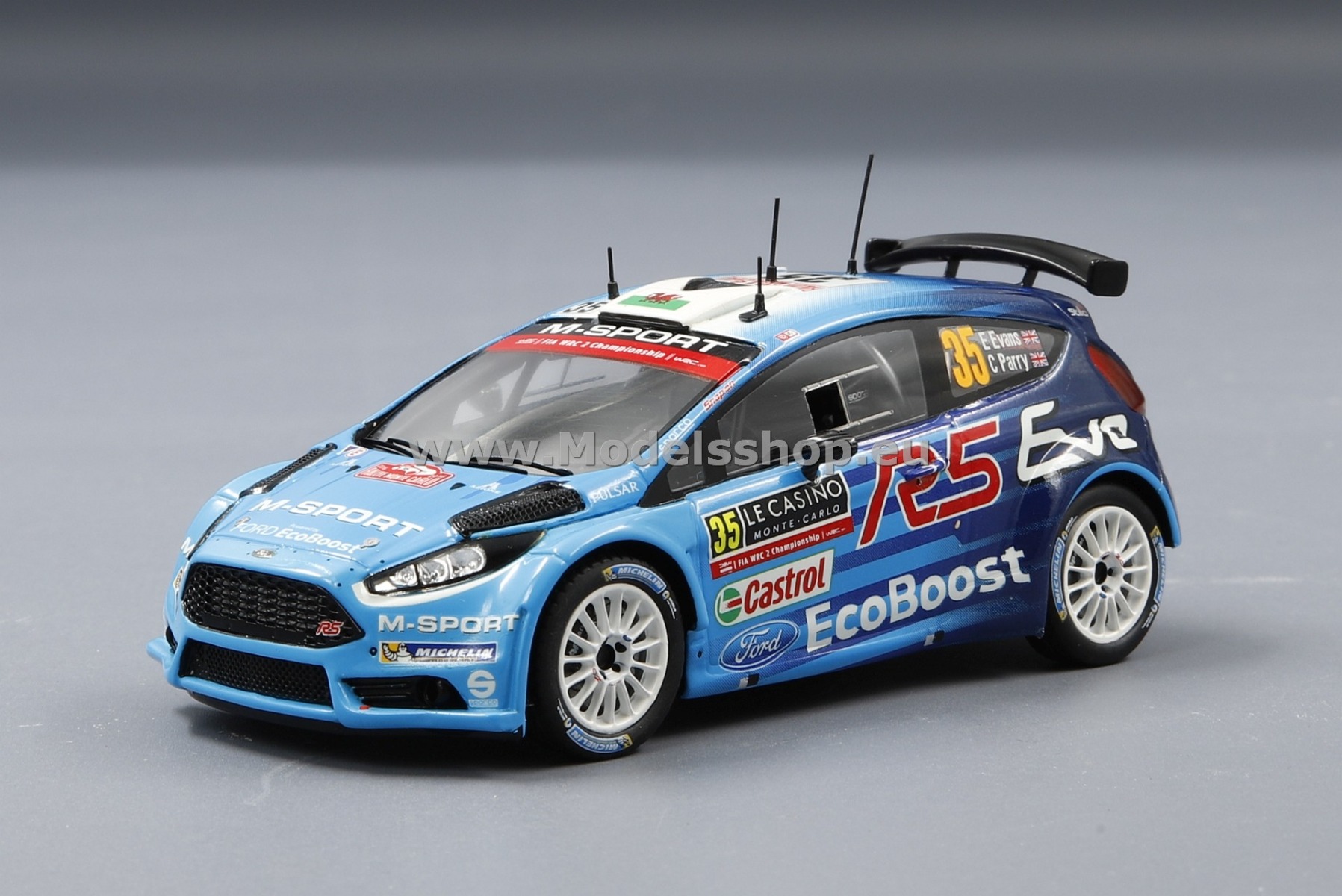 Ford Fiesta RS WRC No.35 8th Monte Carlo 2016 - M-Sport World Rally Team - E. Evans - C. Parry