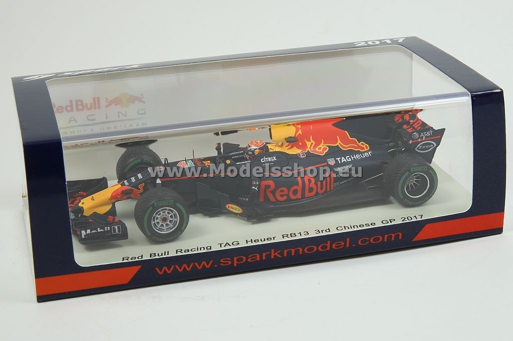 Spark S5037 Red Bull Racing TAG Heuer RB13 n.33 3rd Chinese