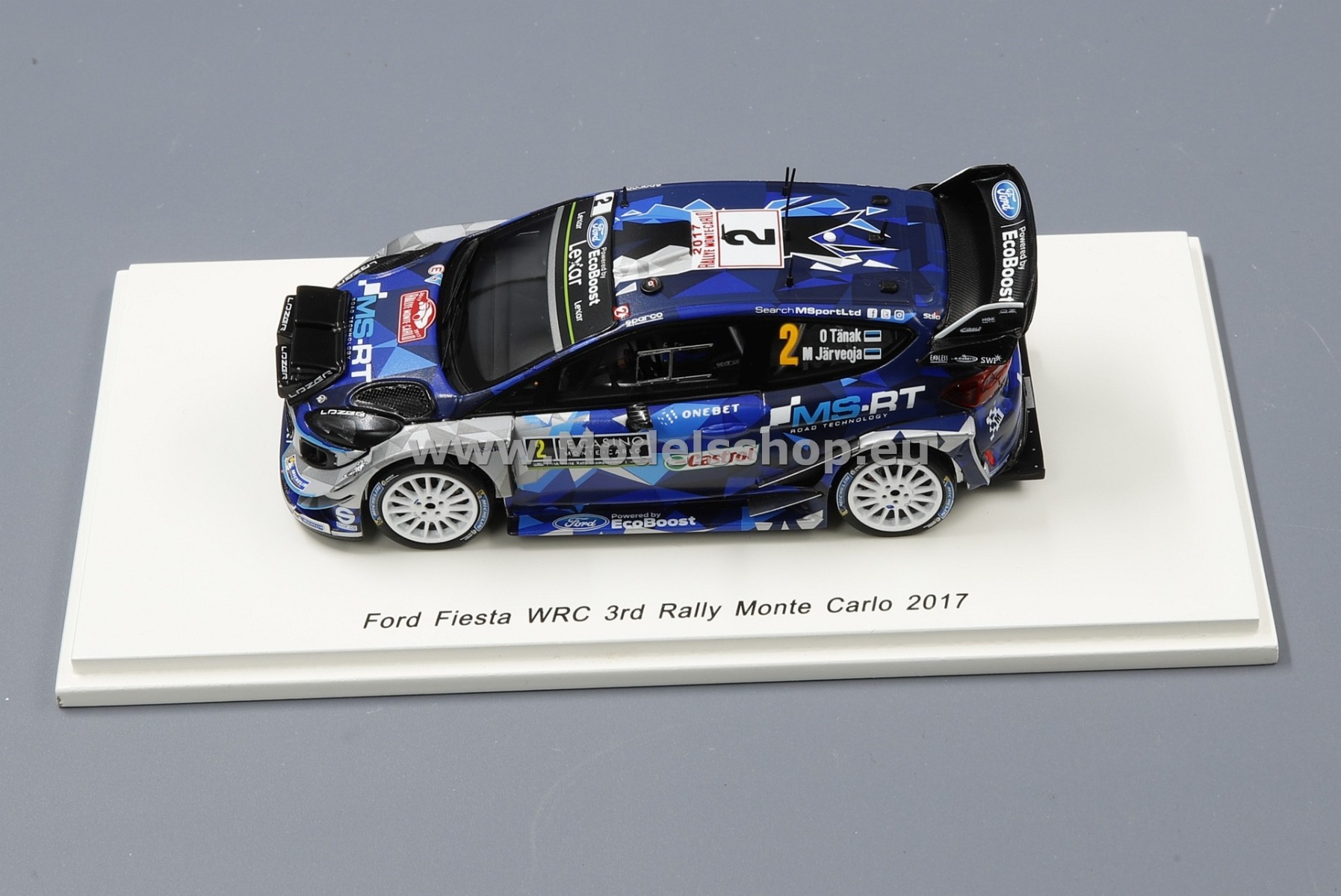 Ford Fiesta WRC M-Sport World Rally Team No.2 3rd Monte Carlo 2017