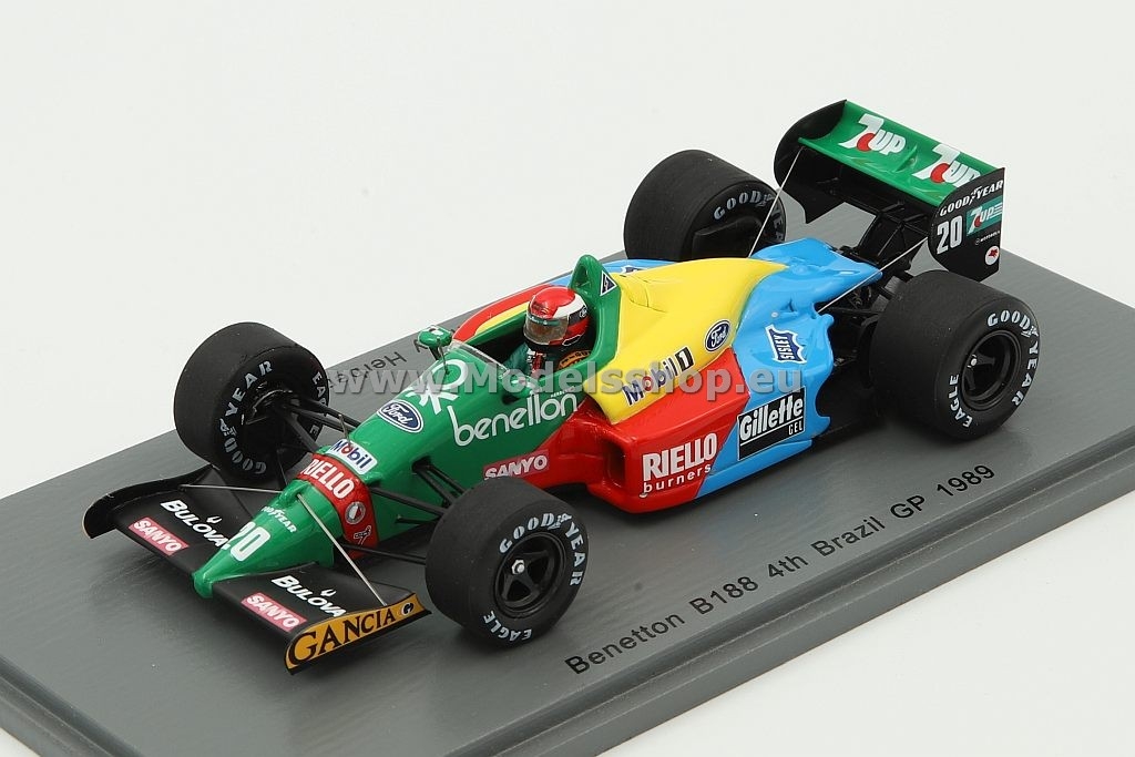 Benetton B188 No.20 Brazil GP 1989 Johnny Herbert