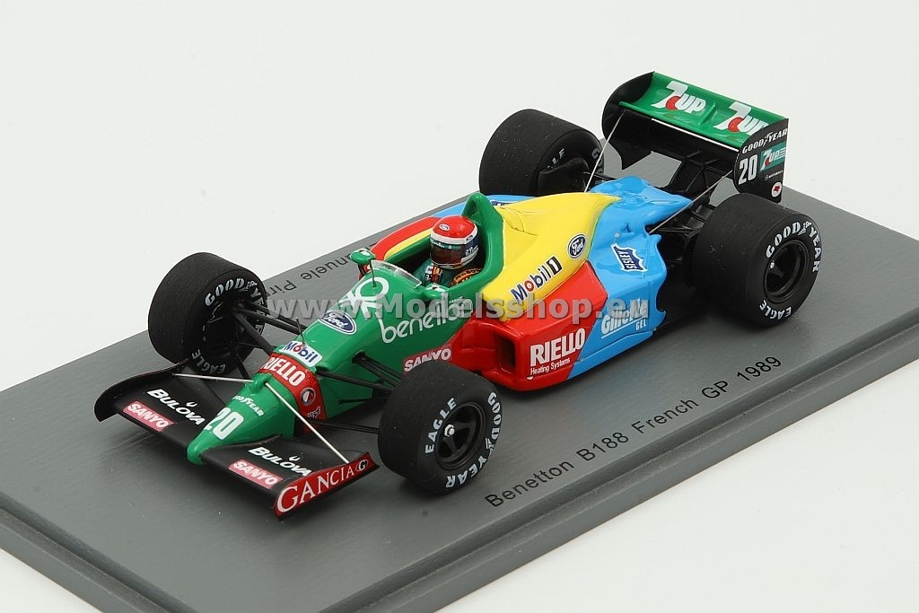 Benetton B188 No.20 French GP 1989 Emanuele Pirro