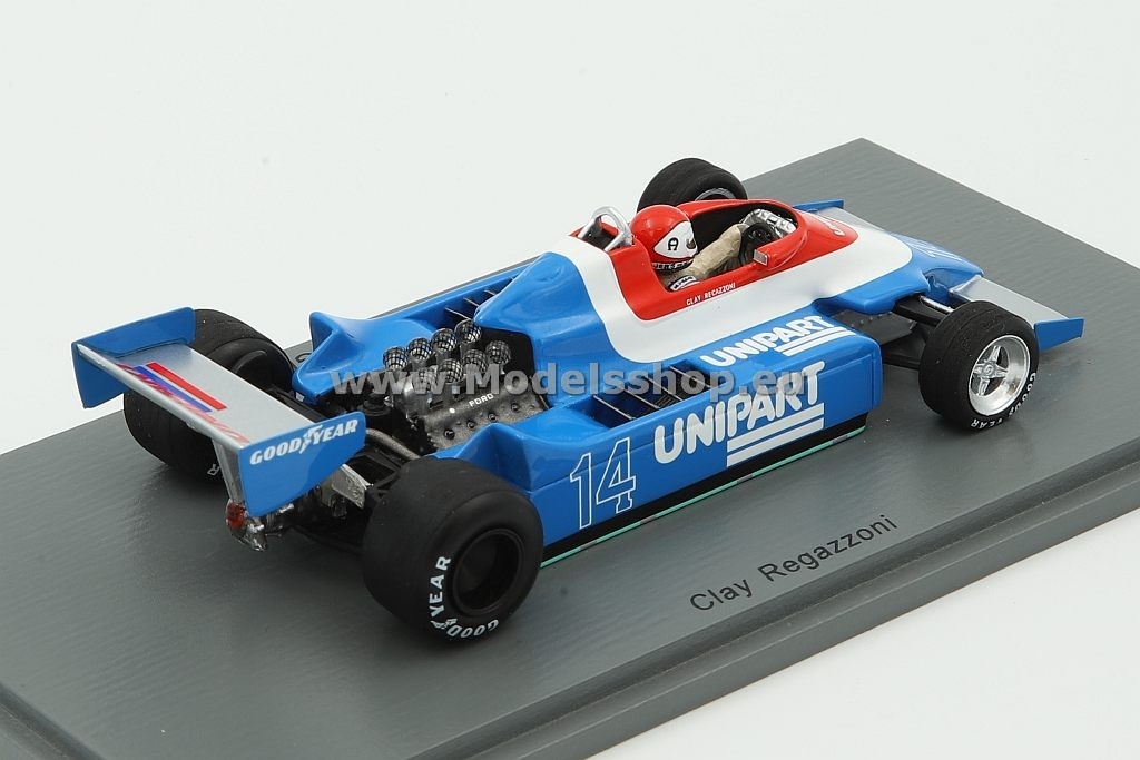 Ensign N180 No.14 Brazilian GP 1980 Clay Regazzoni