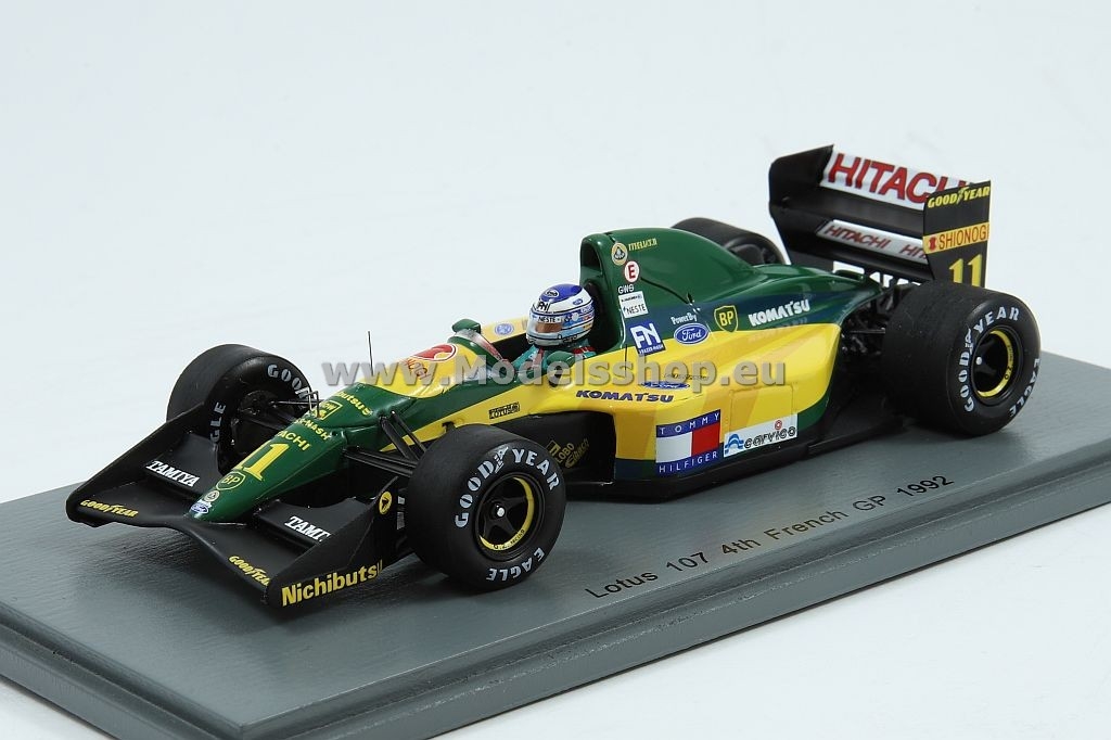 Lotus 107 No.11 French GP 1992 Mika Hakkinen