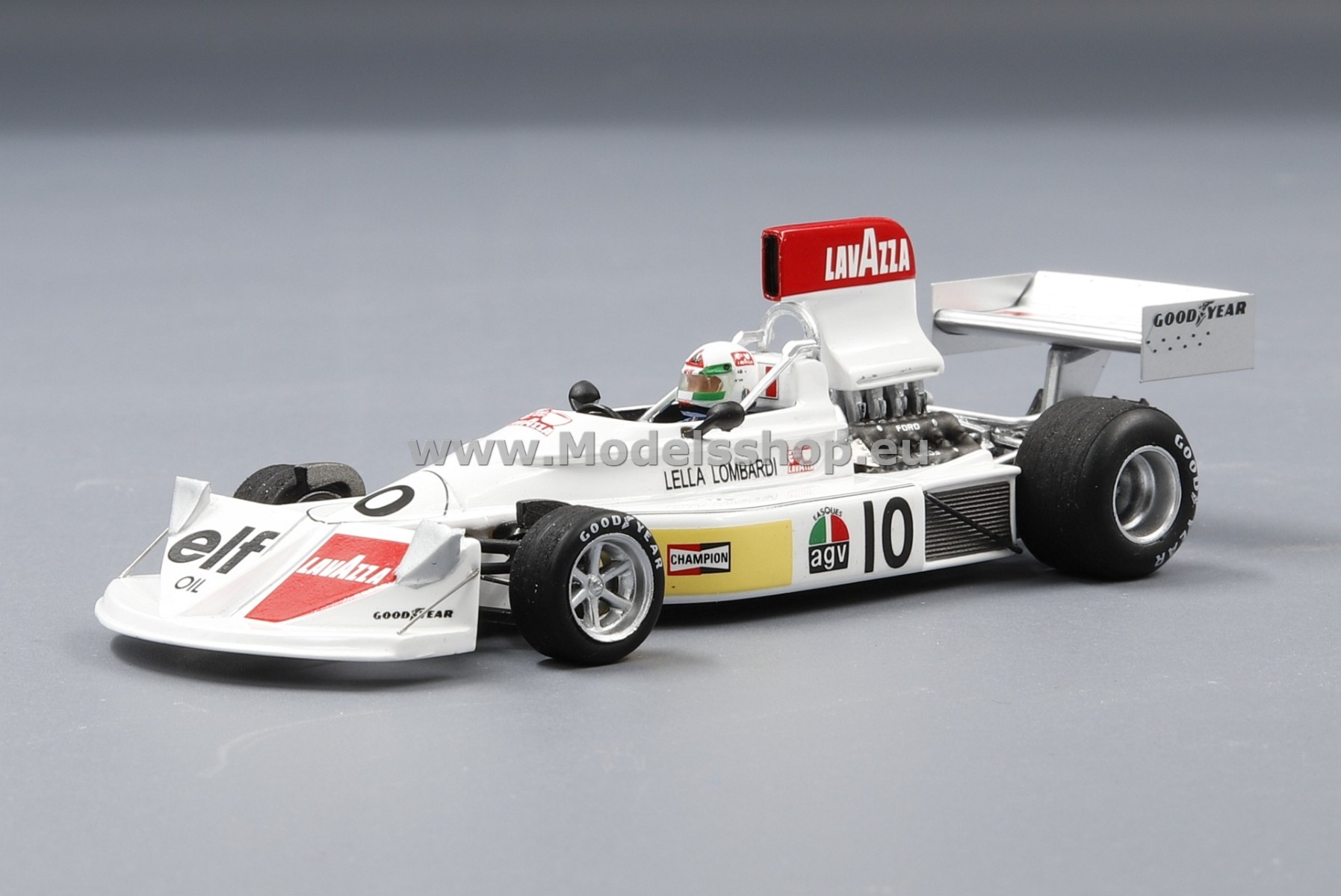 Spark S5376 March 751 Formula 1, No.10 6th Spanish GP 1975, Lella Lombardi