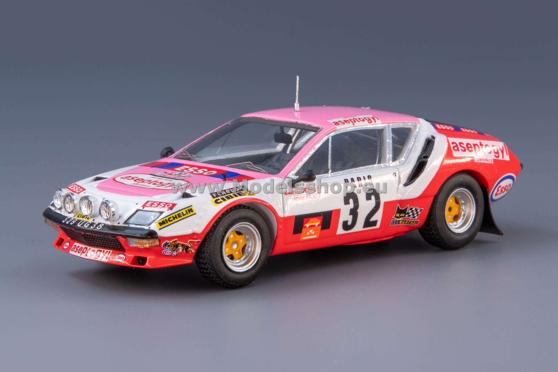 Spark S5468 Alpine A310, No.32 17th Rallye Monte Carlo 1977, M.Oksala / Y.Pratt