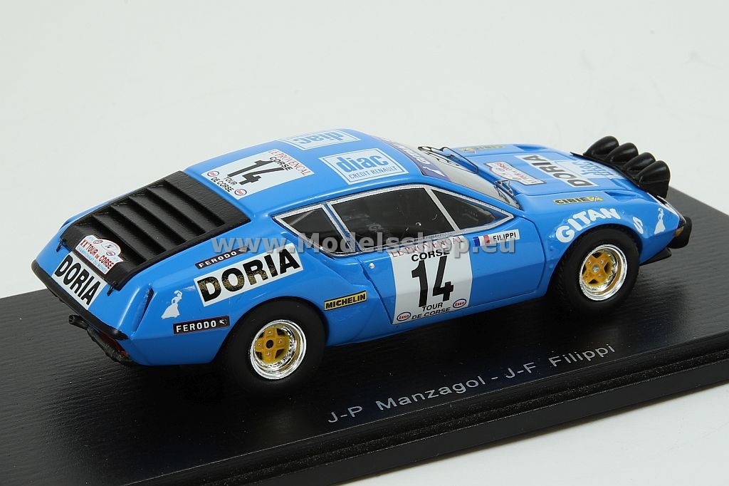 Alpine A310 No.14 3rd Tour de Corse 1976 J.-P. Manzagol - J