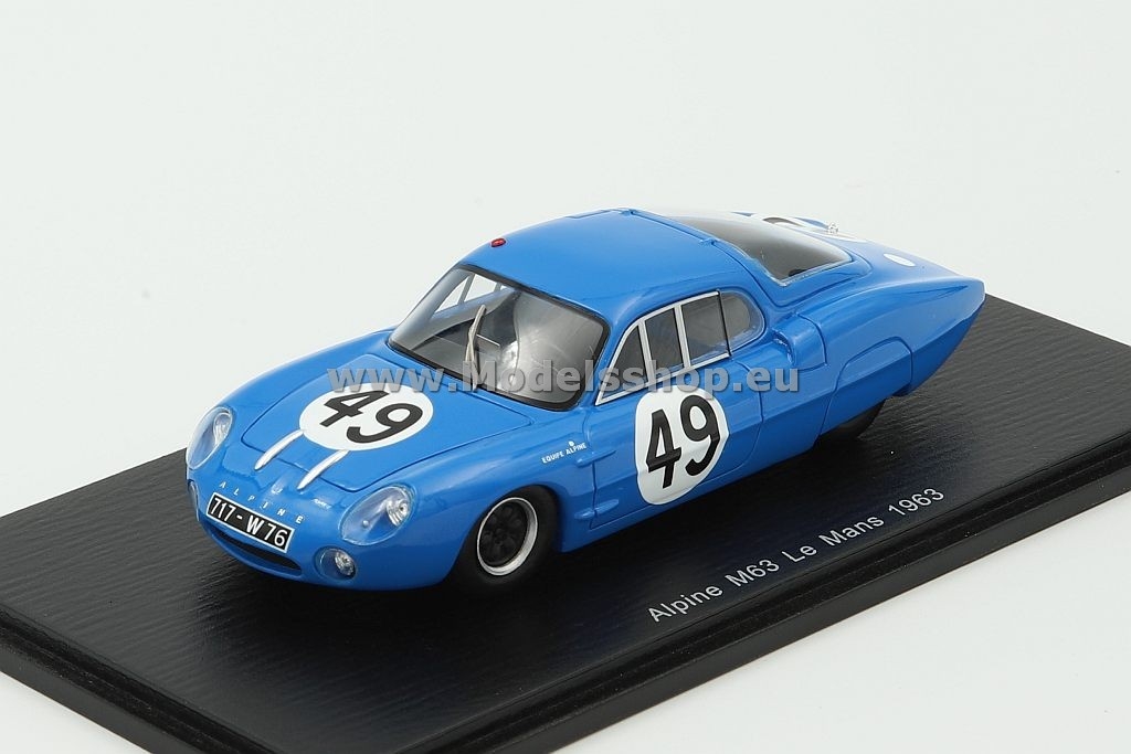 Alpine M63 No.49 24H Le Mans 1963 R. Richard - P. Frescobaldi