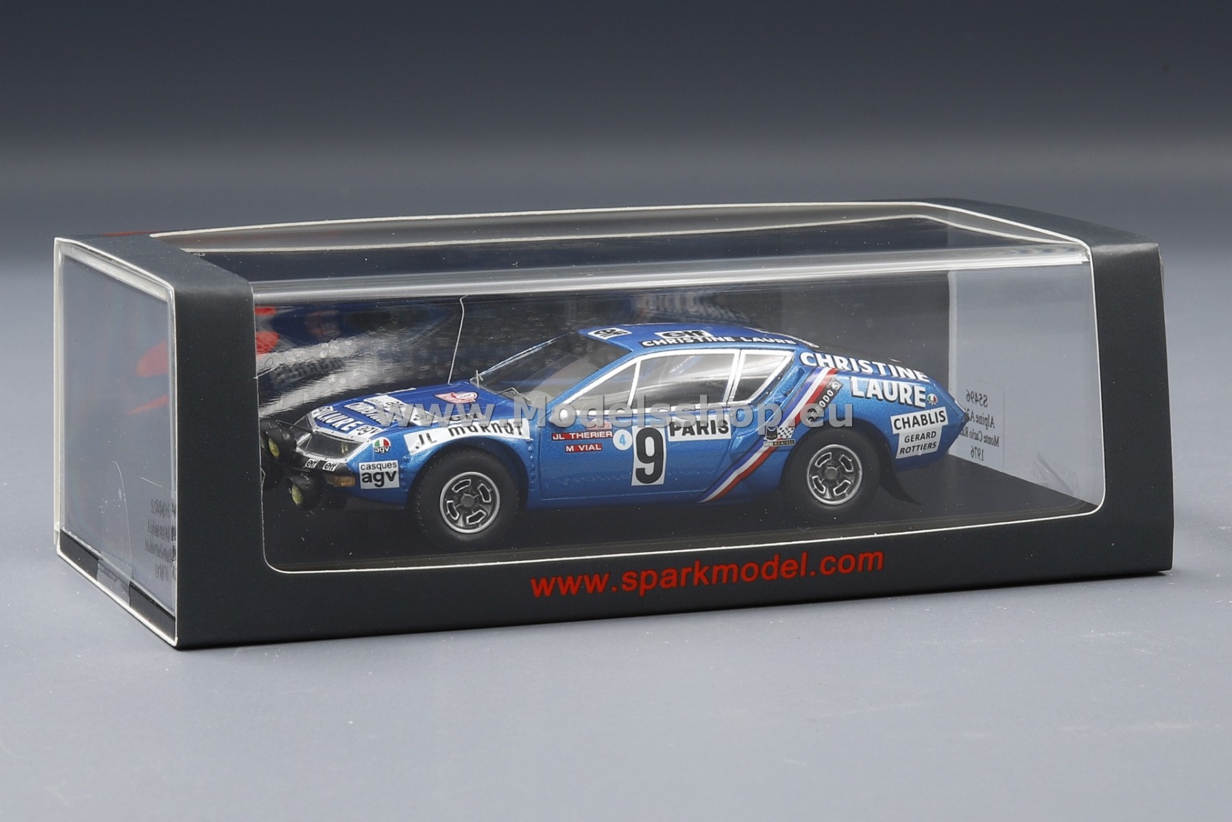 Alpine A310 No.9 Rally Monte Carlo 1976 J-L. Thérier - M. Vial