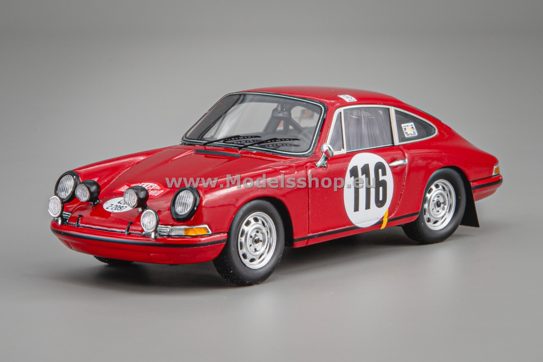 Spark S5580 Porsche 911 T/R, No.116 2nd Rally Monte Carlo 1968, Pauli Toivonen - Martti Tinkkanen