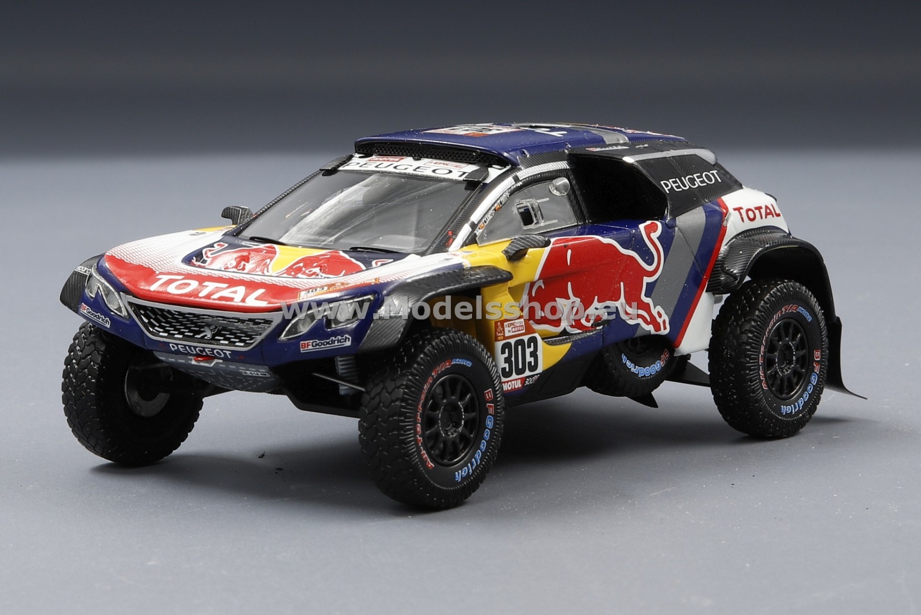 Peugeot 3008 DKR Maxi #303. Team Peugeot Total. Winner Dakar 2018, C. Sainz - L. Cruz 