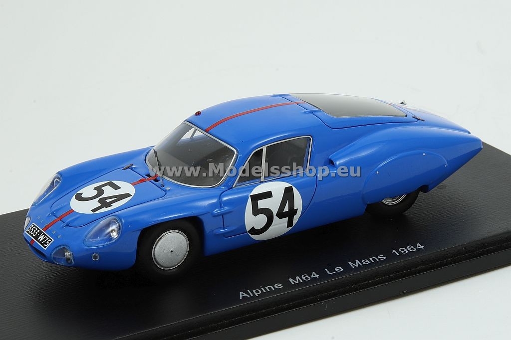 Alpine M64 no-54 Le Mans 1964 - P. Vidal - H. Grandsire