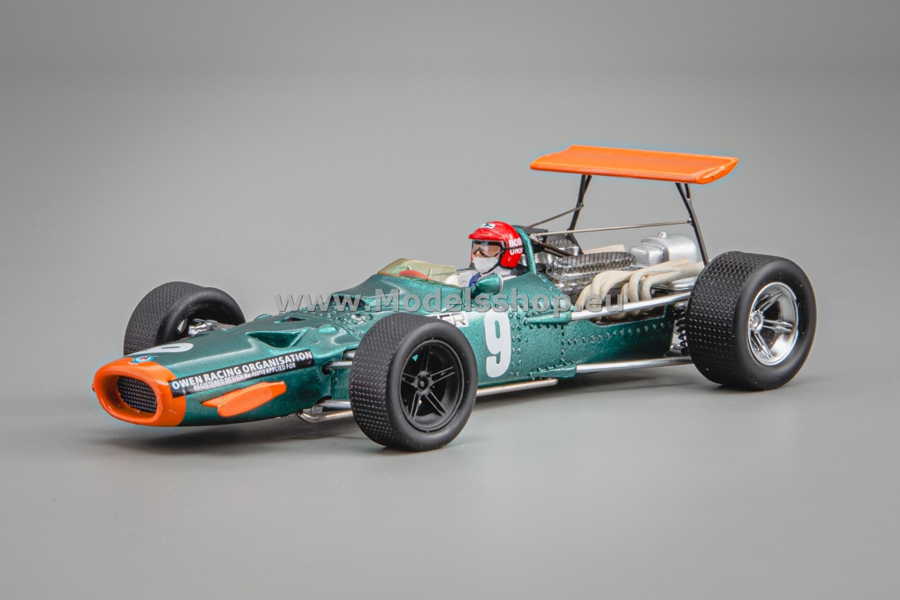 Spark S5704 BRM P138 F1, No.9 US GP 1968, Bobby Unser