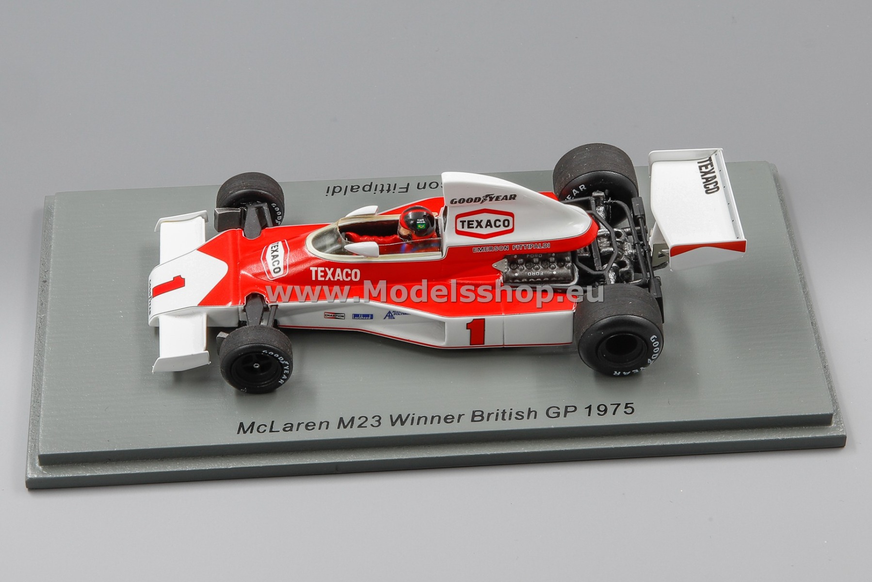 Spark S5743 McLaren M23 Formula 1, No.1 Winner British GP