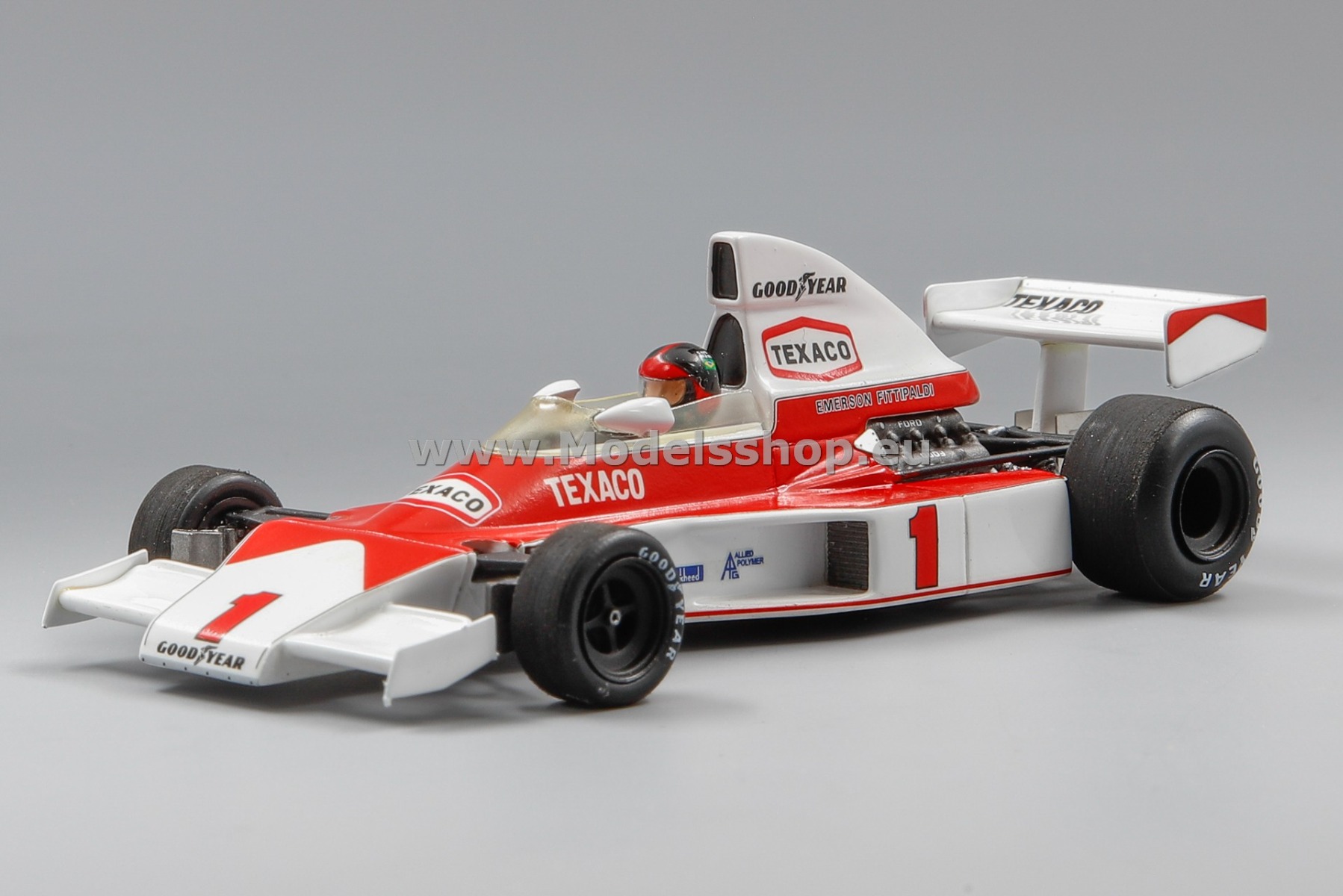 Spark S5743 McLaren M23 Formula 1, No.1 Winner British GP 1975, Emerson Fittipaldi