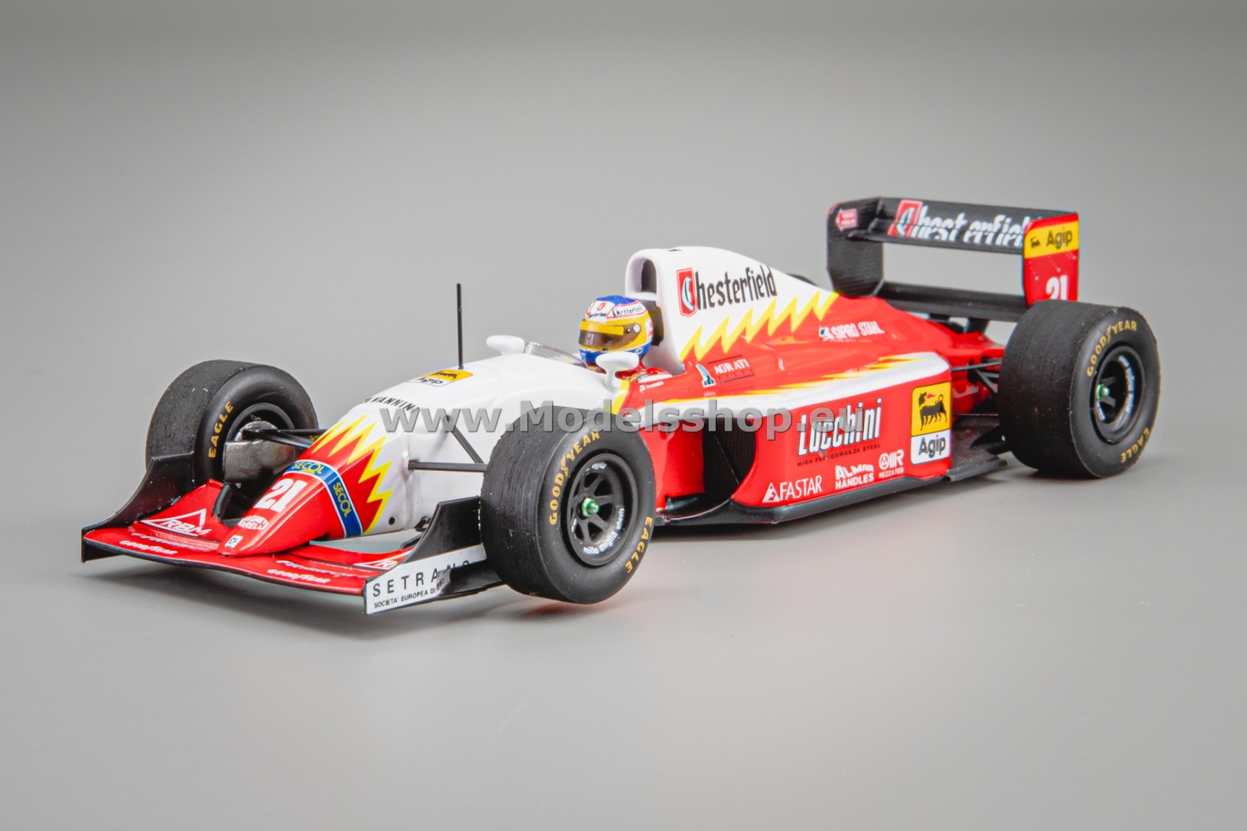 Spark S5755 BMS Lola Scuderia Italia T93/30, Formula 1, No.21, Belgium F1 GP 1993, Michele Alboreto