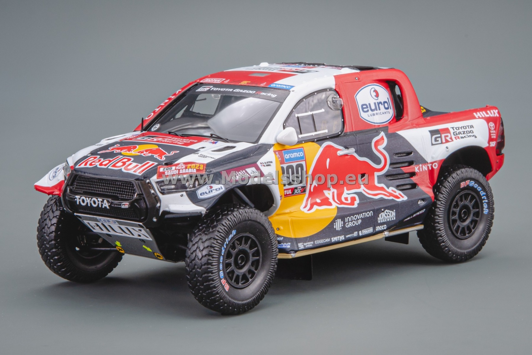 Spark S5871 Toyota GR DKR Hilux T1 No.200, Winner Dakar 2023, Nasser Al-Attiyah - Mathieu Baumel
