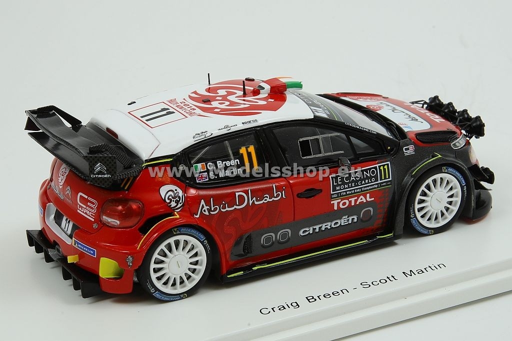 Citroën C3 WRC Citroën Total Abu Dhabi WRT No.11 Rally Monte