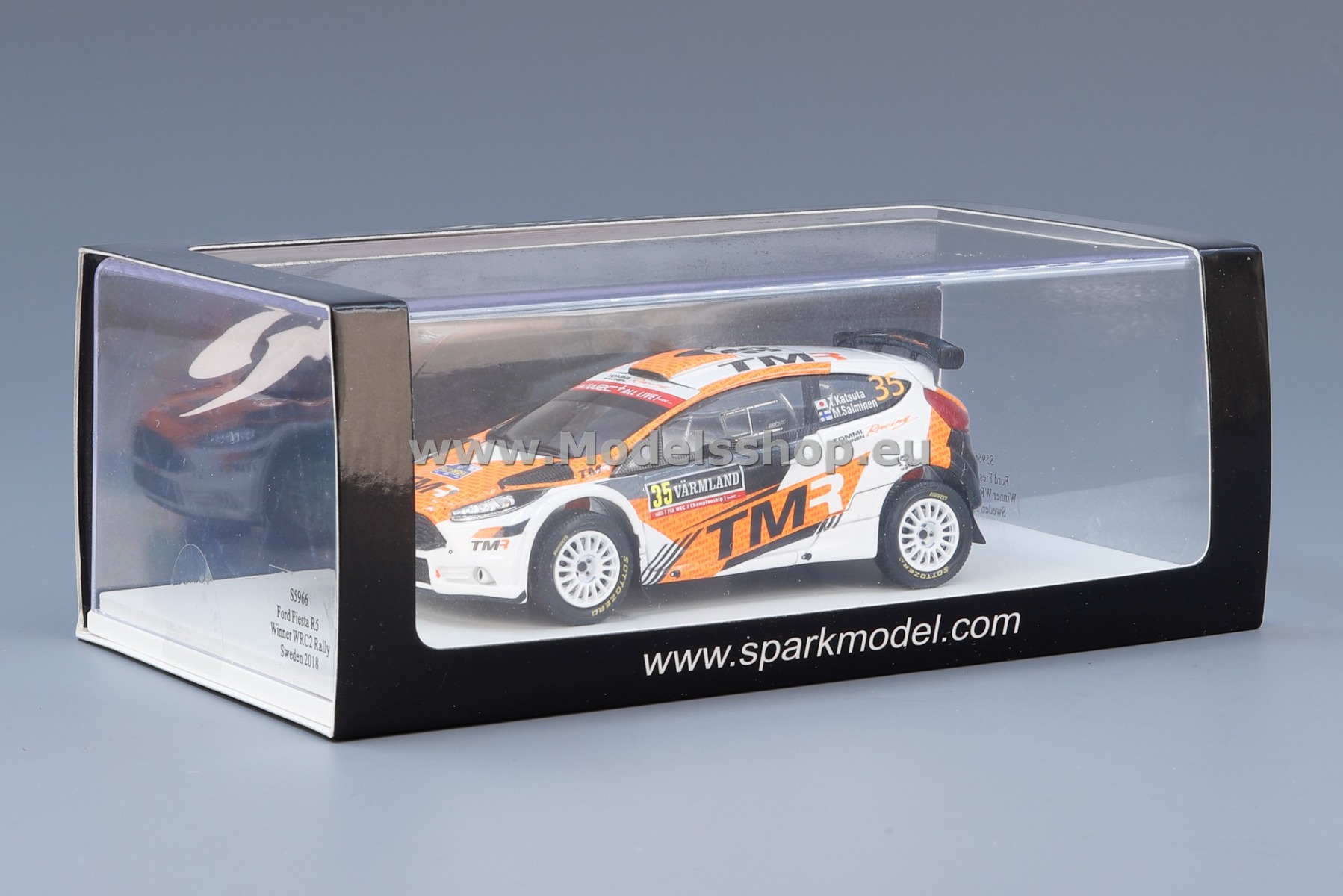 Spark S5966 Ford Fiesta R5 Tommi Mäkinen Racing, No.35 Winner WRC2