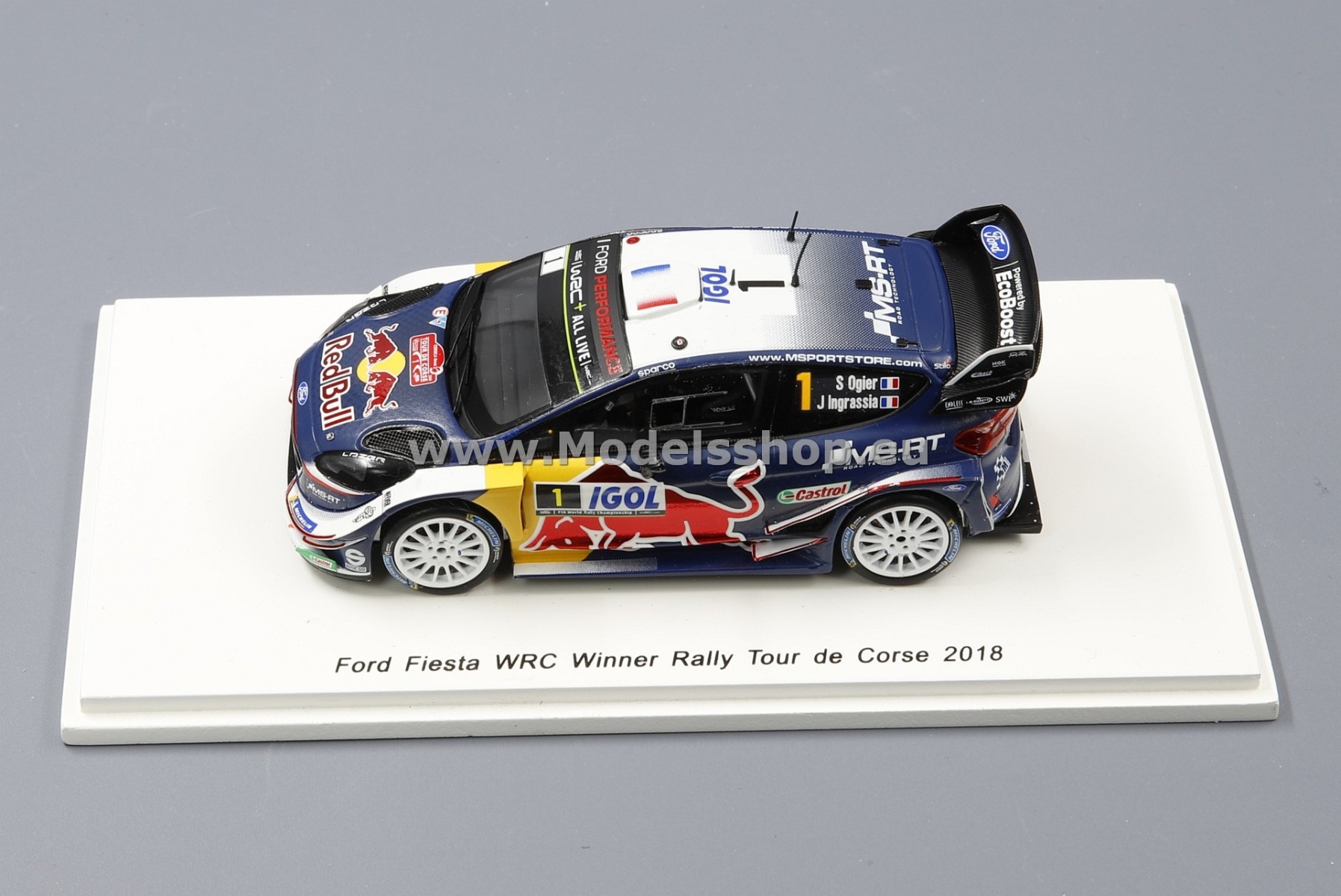 Spark S5970 Ford Fiesta WRC M-SPORT Ford WRT No.1 Winner Spark S5970 Ford Fiesta WRC M-SPORT Ford WRT No.1 Winner
