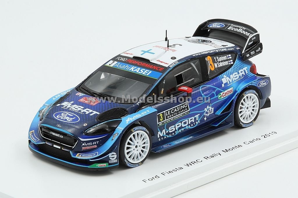 Ford Fiesta WRC M-Sport Ford WRT No.3 Rally MonteCarlo 2019 T. Suninen - M. Salminen