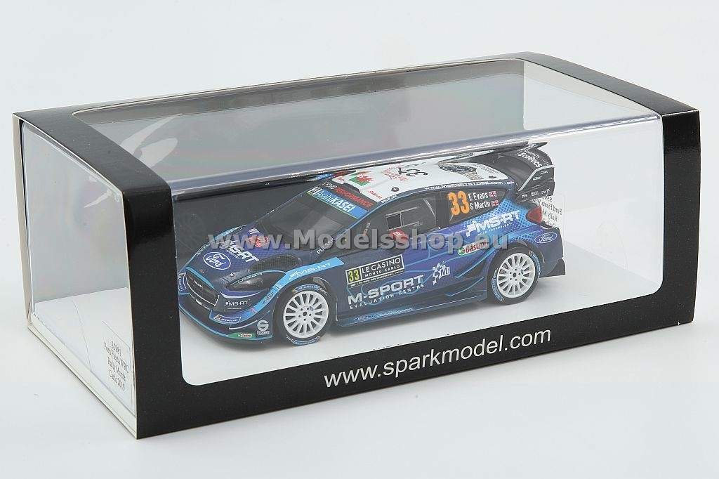 Ford Fiesta WRC M-Sport Ford WRT No.33 Rally MonteCarlo 2019 Ford Fiesta WRC M-Sport Ford WRT No.33 Rally MonteCarlo 2019