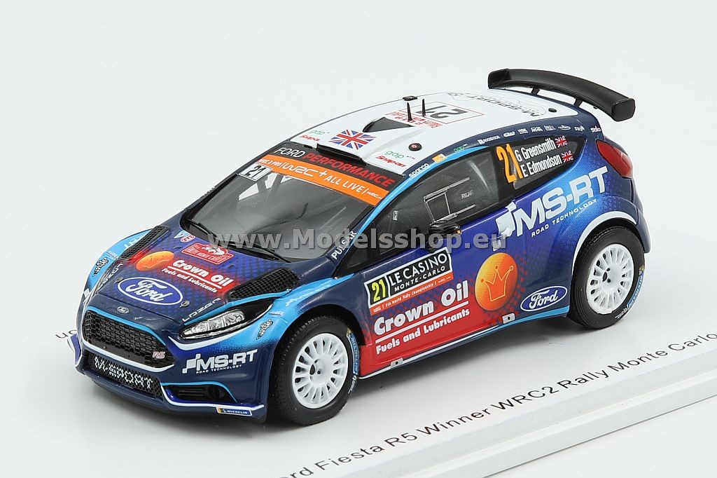 Ford Fiesta R5 M-Sport Ford WRT No.21 Winner WRC2 Rally Monte Carlo 2019, G. Greensmith / E. Edmondson