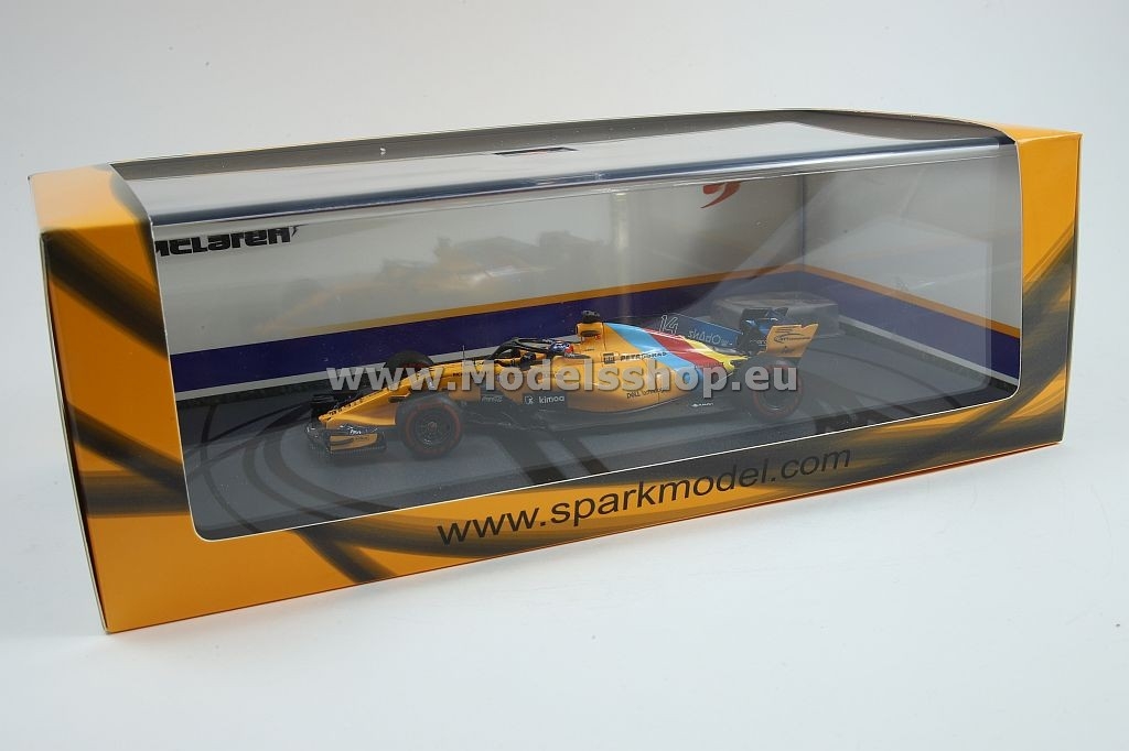 McLaren F1 MCL33 #14 Fernando Alonso Abu Dhabi GP 2018 1st