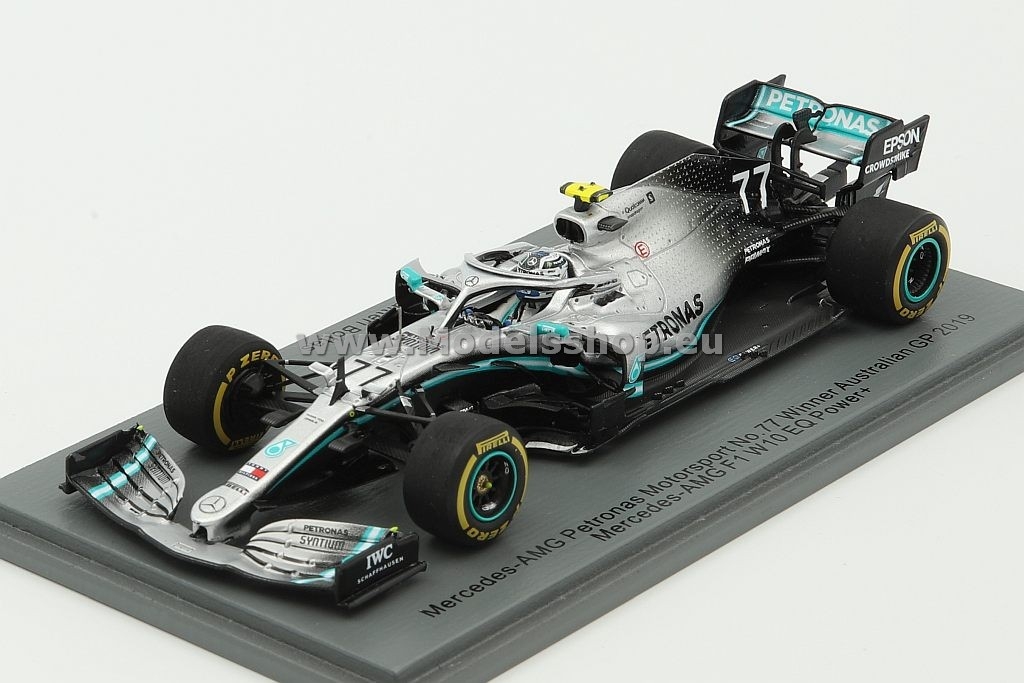 Spark SPAS6072 Mercedes-AMG Petronas Motorsport F1 Team No.77 TBC 2019 Mercedes-AMG F1 W10 EQ Power+ Valtteri Bottas
