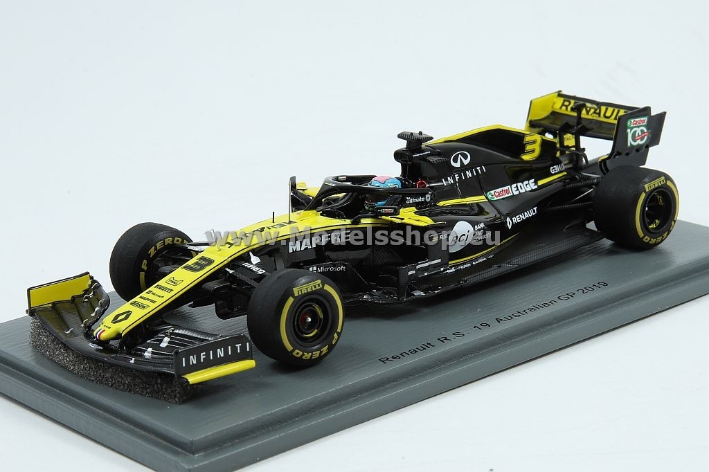 Renault F1 Team No.3 TBC 2019 Renault R.S.19 Daniel Ricciardo